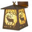 Luminaire à cloison d'extérieur 2 lumières
