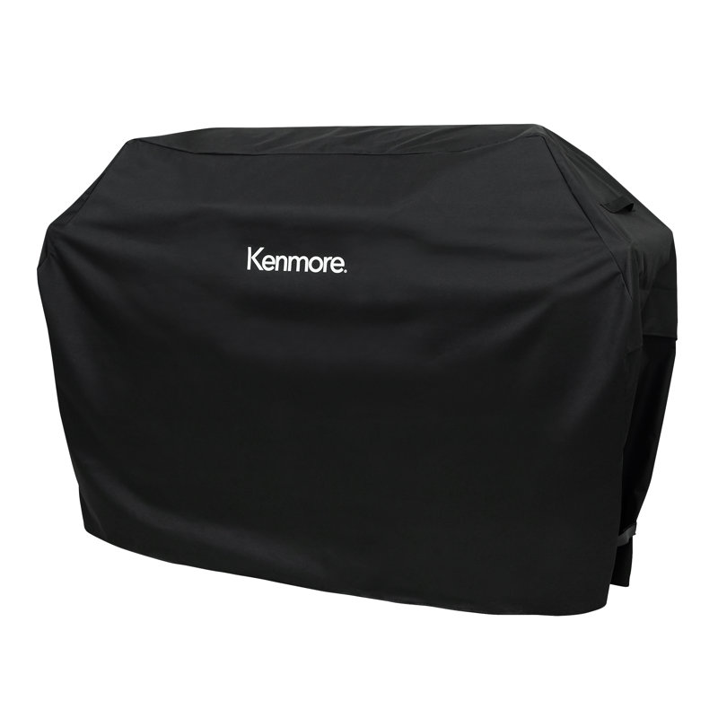 Kenmore Universal Gas Grill Cover for Outdoor Grills, Black, 45" H x 66" W x 25" D