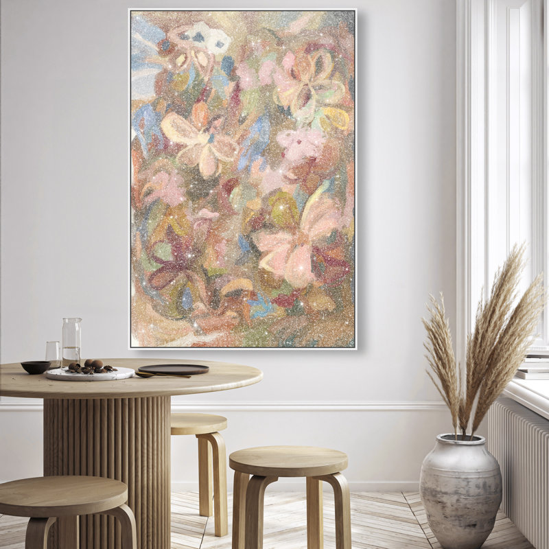 Moving Eden II Print by Oliver Gal, 16"H x 11"W, White Floater Frame