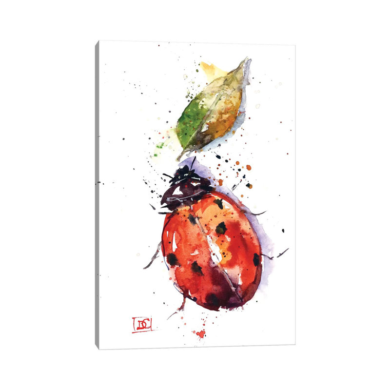 «Ladybug» par Dean Crouser, reproduction d'art sur toile tendue, H 12 po x l 8 po x P 0,75 po