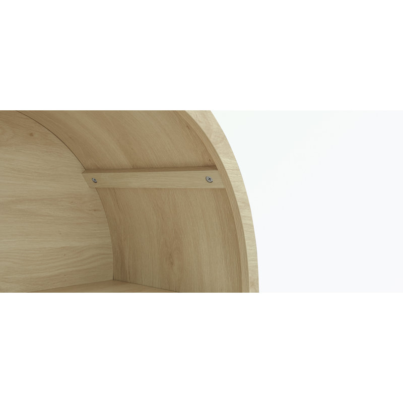 Tall Arched Storage sideboard with Adjustable Shelves