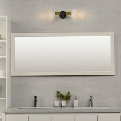 Rayvyn 18" 2-Light Dimmable LED Integrated Matte Black Vanity Light with Matte Brass Accents & Clear Glass
