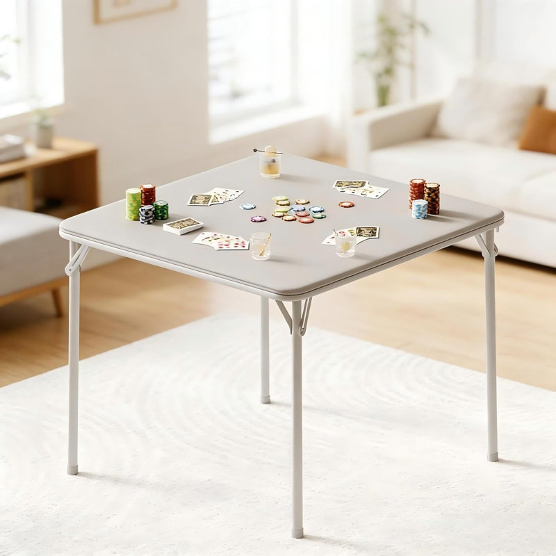 Folding Table, Beige