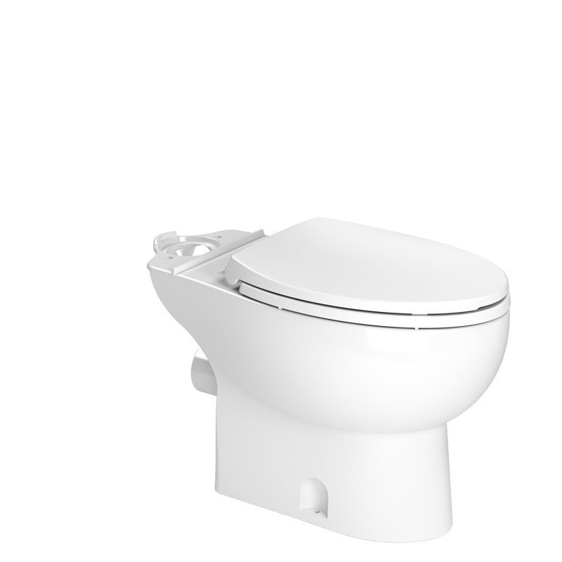 Cuvette de toilette allongée 1,6 GPF allongée seulement, Blanc