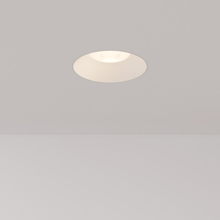 Vidalite Inspira 3In LED Recessed Ceiling Light, Round Trimless Canless Downlight Kit With Selectable 5CCT Color Temperature & Full Range Dimmer, 1000LM Brightness, 12W, ETL, IC & IP44 Wet Rated