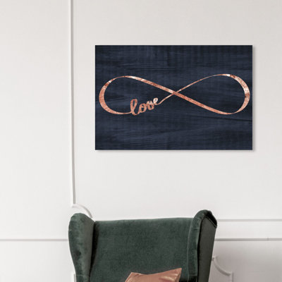 Infinite Love - art textuel sur toile