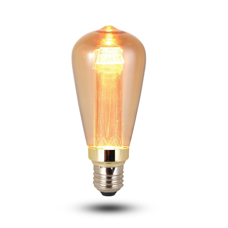 E27 Vintage Edison Light Bulb 3W Non Dimmable Filament Bulb