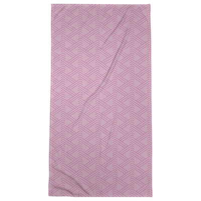 Serviette de plage zig zag classique