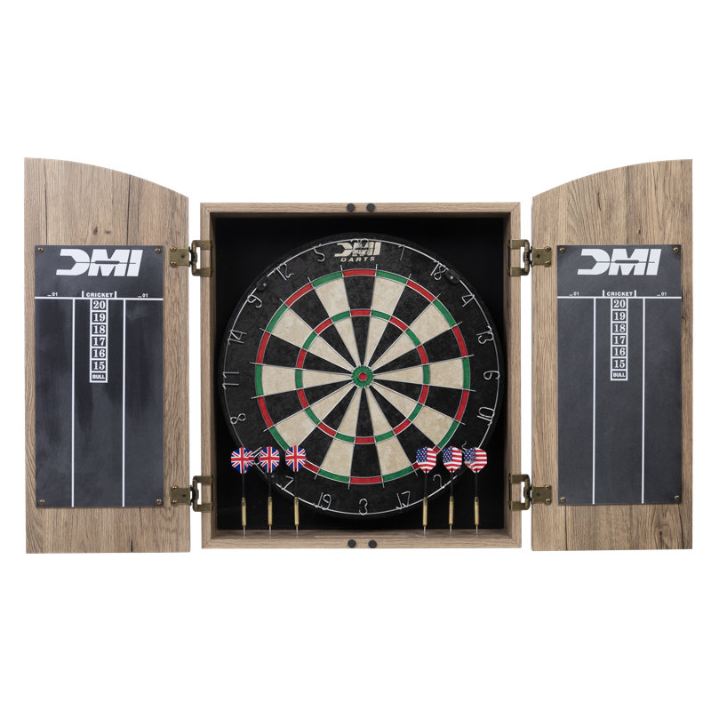 Ensemble de jeu de fléchettes et d'armoires Dmi Sports Dublin Bristle