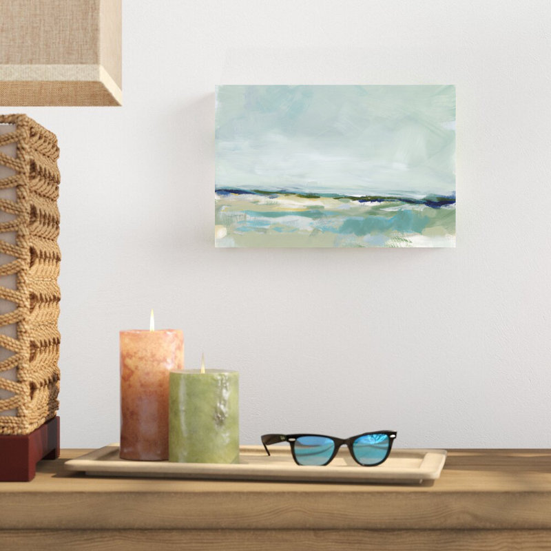 «East Coast I» par Christina Long - peinture sur toile tendue, H 8 po x l 12 po