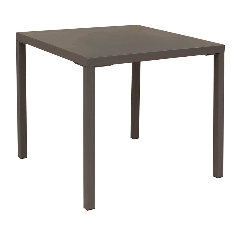 Garvyn Square Extendable Outdoor Dining Table - 80 cm W 80 cm D, Brown