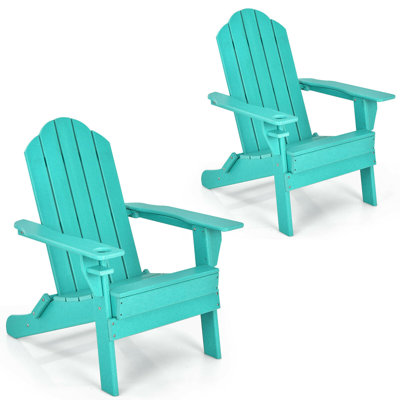 Delane Foldable Outdoor Adirondack Chair