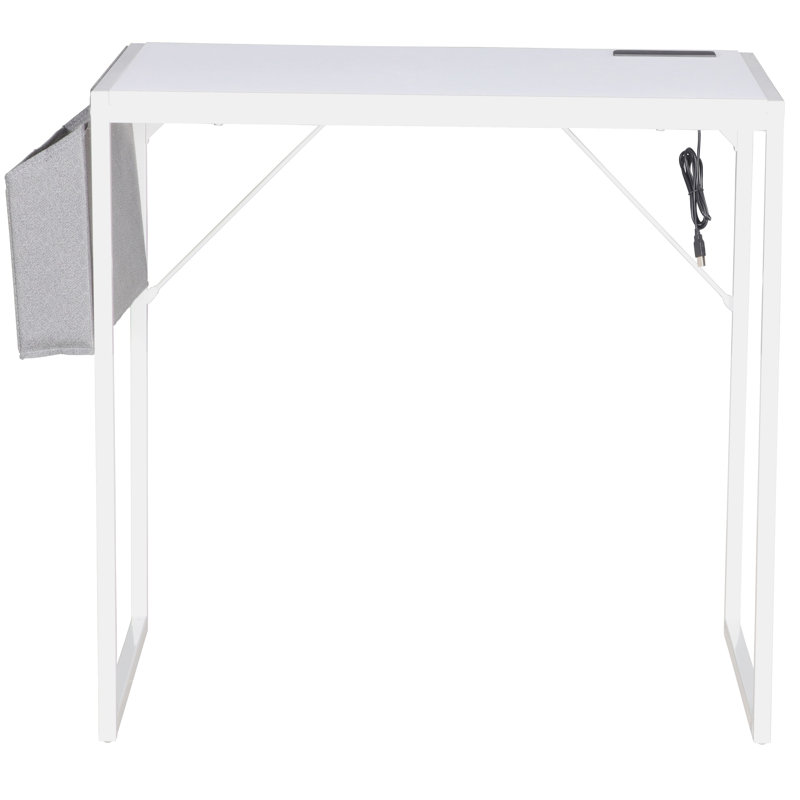 Parinita Study Desk – Sleek & Stylish Workstation for Small Spaces, White, 30" H x 31.5" W x 18.9" D