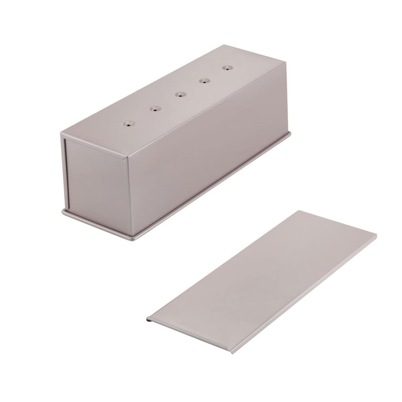 CHEFMADE 4.9'' x 14.3'' Non-Stick Aluminum Pullman Loaf Pan