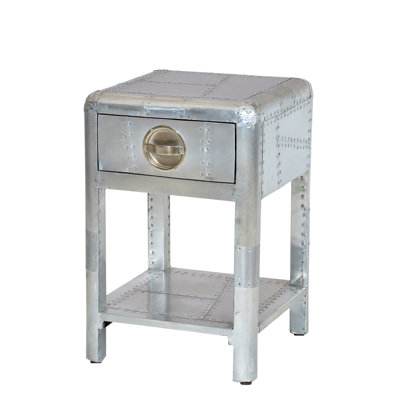 Table d'appoint 1 tiroir Shiny