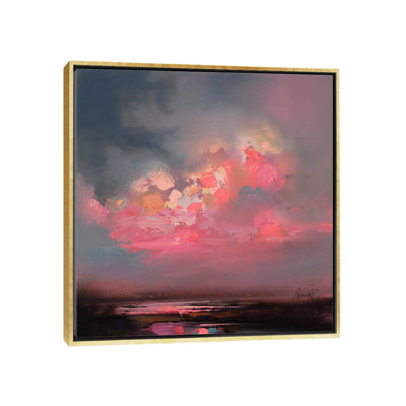 «Cumulus Consson Study I» par Scott Naismith - reproduction d'art, Toile encadrée d'or, Aucun mat