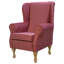 74cm Wide Tufted Velvet Wingback Chair-95847469
