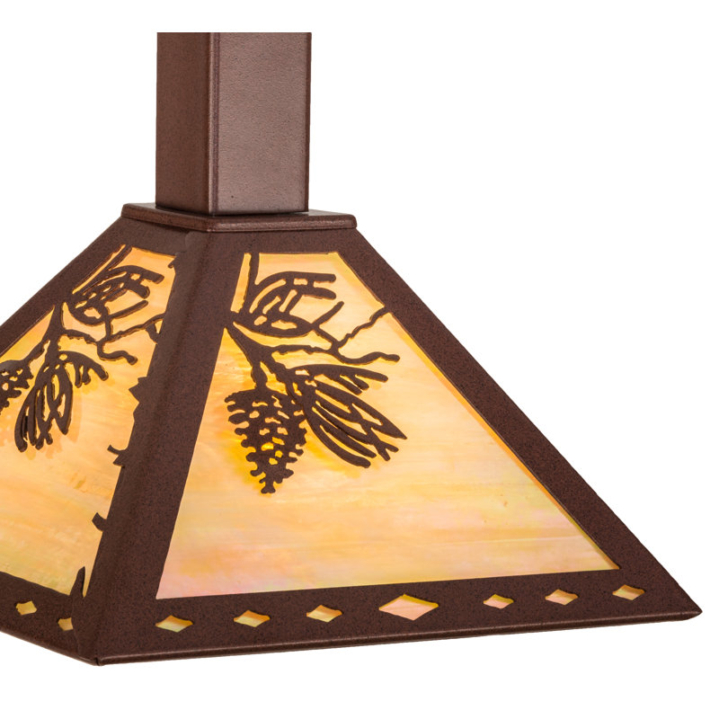 Rustic Lodge 1 - Light Pendant, Rust