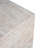 Outdoor/Indoor Square Travertine Lightweight Concrete Side Table