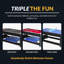 Table multi-jeux 72 po Triple Threat 3-en-1