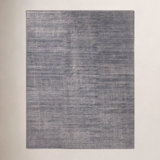 Limon Indoor/ Outdoor Solid Gray/ Blue Area Rug