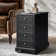 Williams End Table With Hooded Caster Wheels And Built-In Outlets