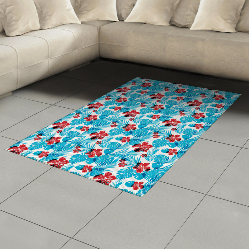 Tapis décoratif Luau, Rectangle— 4 pi x 5 pi 8 po