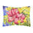 Hibiscus Floral Outdoor Throw Pillow
