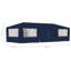 Tente de réception vidaXL en polyéthylène bleu, acier 4 x 9 mètres-74878503-134503013