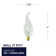25 Watt CA11 E12/Candelabra Dimmable 2700K Incandescent Bulb
