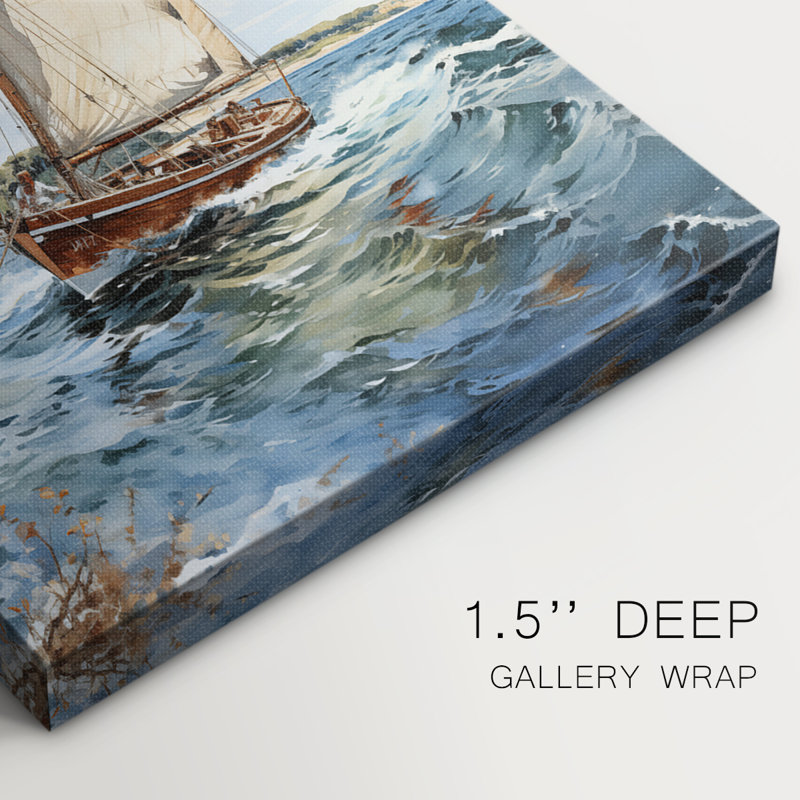 "NAUTICAL Series CECXL III" par J Paul, H 18 po x l 12 po