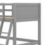 Lit mezzanine en bois avec échelle-1201506786