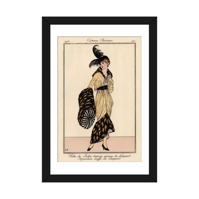 «Vintage French Fashion II», impression sur toile tendue