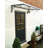 Palram - Canopia Venus 4' 5" W x 2' 11" D  Polycarbonate Metal Slope Door Awning Gray/Clear