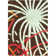 Tapis rouge / brun en laine / viscose touffeté à la main Candelo Soho