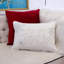 Coussin en velours ivoire avec insert Nneka Let It Snow 14 x 20