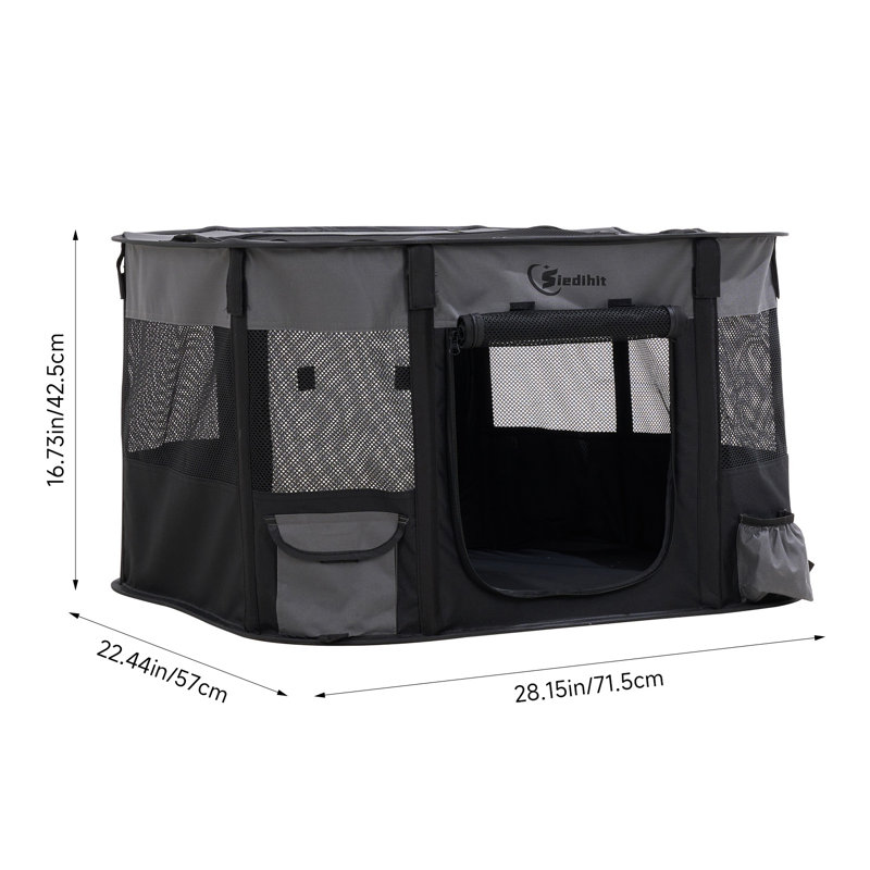 Portable Cat Playpen, 42.5cm H x 71.5cm W x 57cm D