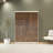 Tapaktuan Murphy Storage Bed with 2 Wardrobe Side Cabinets-96830474-96830477