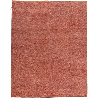 Tapis rouge noué à la main de haute qualité