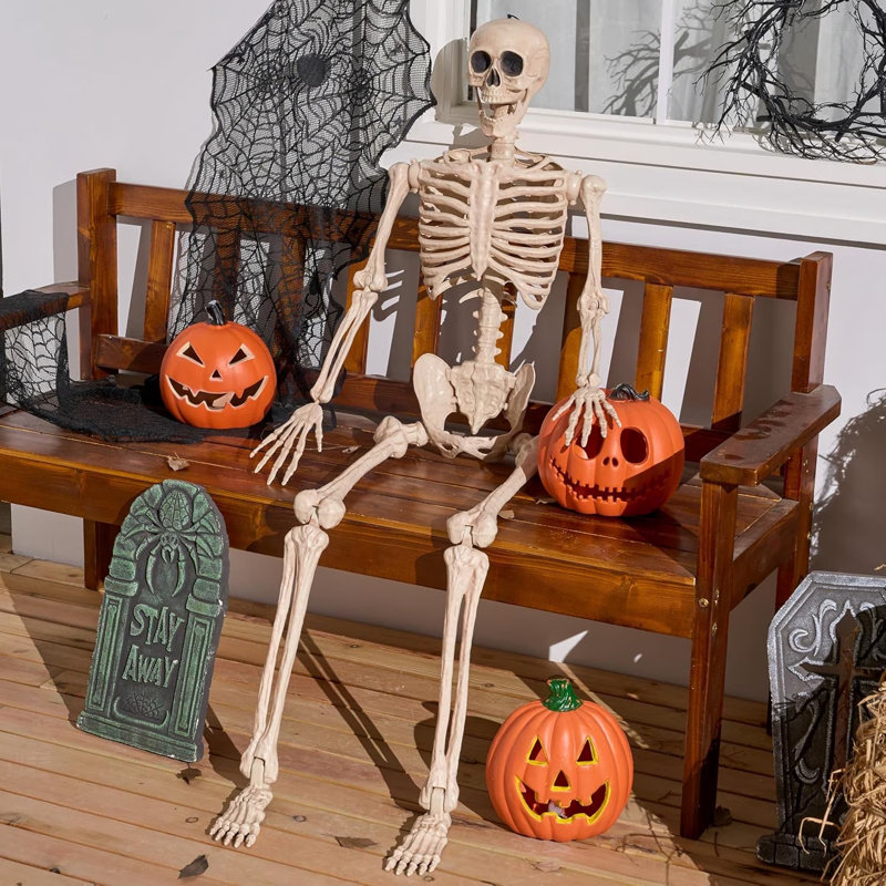 Décoration d'Halloween squelette
