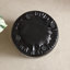 30cm Small Round Faux Leather Upholstered Ottoman-1061551666