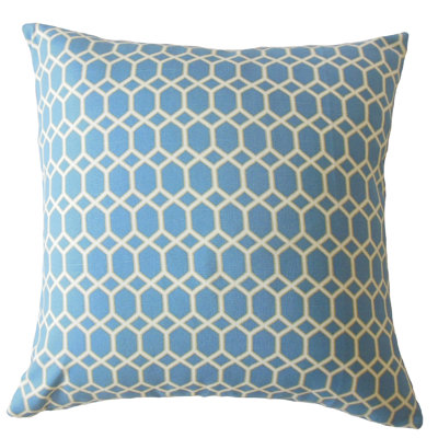 Kajsa Geometric Cotton Pillow