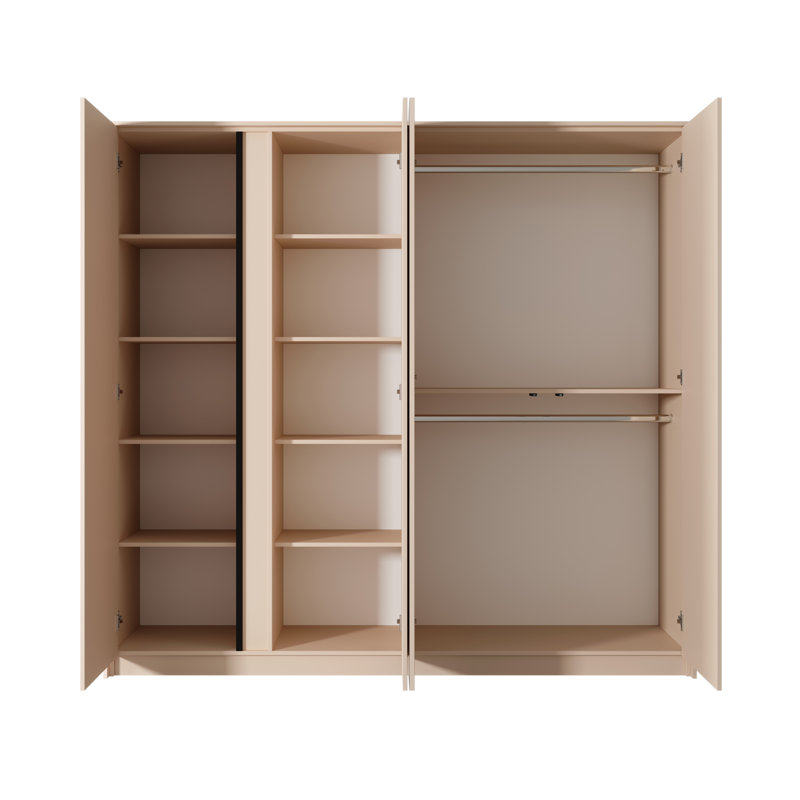 Aidi 4 Door Manufactured Wood Wardrobe