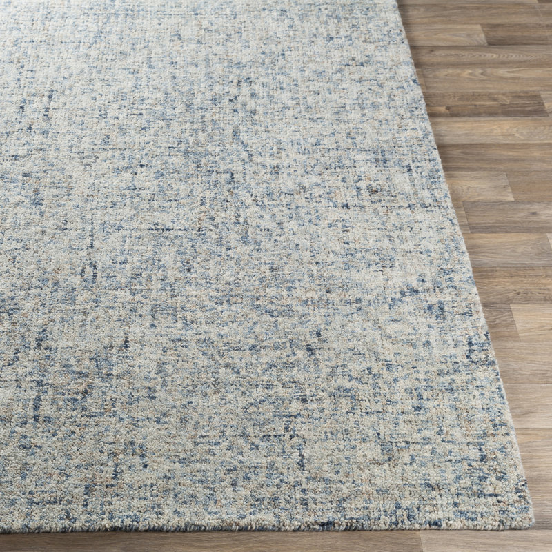 Bale Hand Tufted Wool Abstract Indoor Rug, Rectangle 2' x 3'