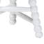 Tabouret d'appoint multi-usages en bois d'acacia bali & pari bali & pari David, blanc-121712271