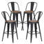 Comptoir et tabourets de bar en métal à haut dossier-1683132468-1683132473