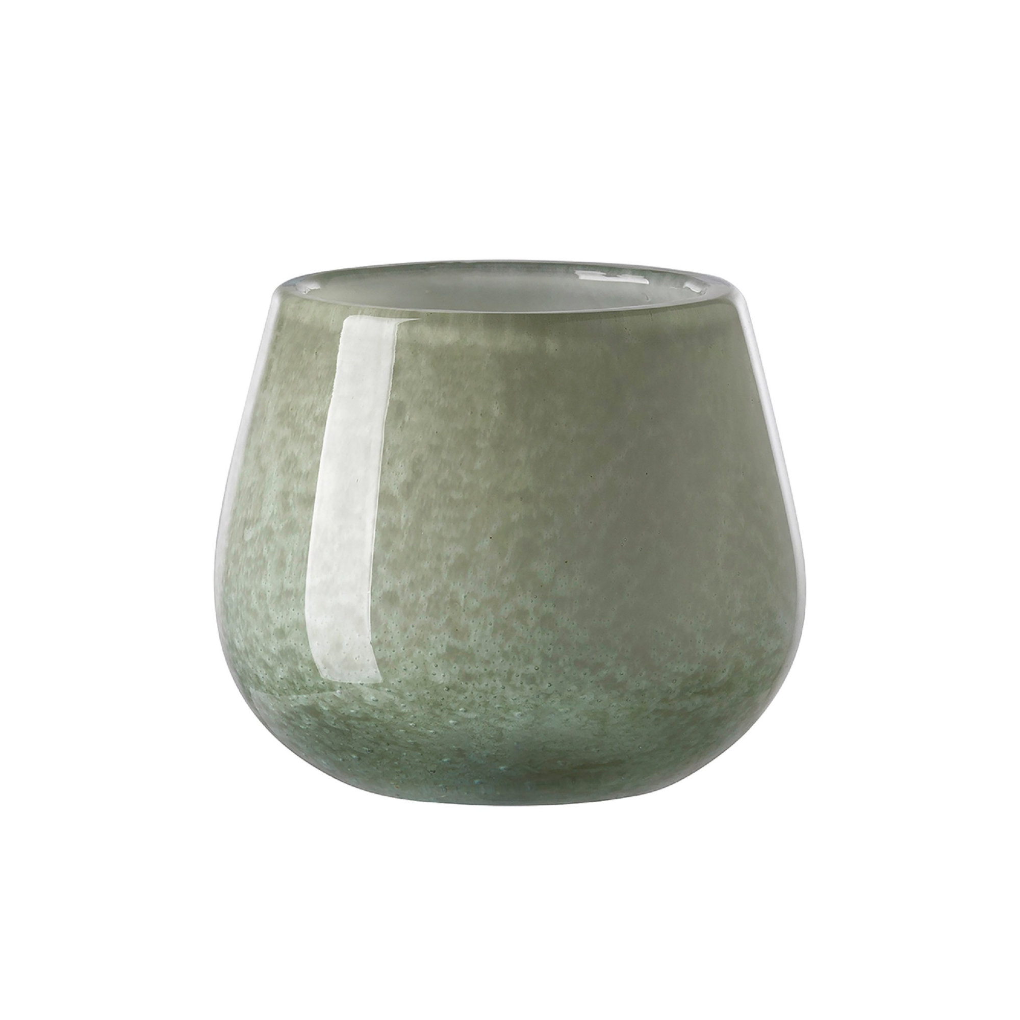 Marly Glass Lantern Vase Lg, 3.94" H  x 4.33" W x 4.3" D