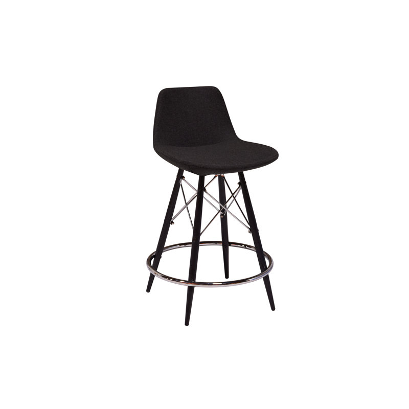 Tabouret de bar 29 po Nohlan, Noir