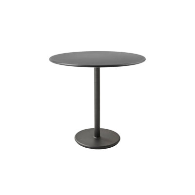 Cane-line Go Round Cafe Table - Lava Gray/lava Gray