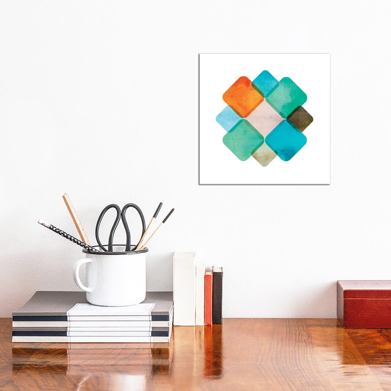 Mod Tiles by Aimee Wilson - Wrapped Canvas Gallery-Wrapped Canvas Giclée, 30.48 cm H x 30.48 cm W